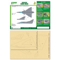 Airbrush Camo-Mask for 1/48 Kfir C7 Camouflage Scheme 2