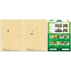 Airbrush Camo-Mask for 1/35 155mm Self-Propelled Howitzer AUF 1 Camouflage Scheme