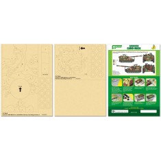 Airbrush Camo-Mask for 1/35 M109A2 US Army Camouflage Scheme 2