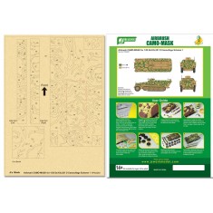 Airbrush Camo-Mask for 1/35 SdKfz 251 D Camouflage Scheme 1