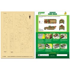 Airbrush Camo-Mask for 1/35 SdKfz 251 D Camouflage Scheme 3