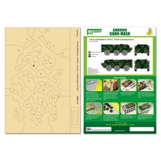 Airbrush Camo-Mask for 1/35 TPz1 FUCHS camo scheme