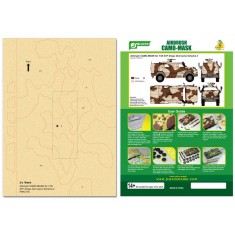 Airbrush Camo-Mask for 1/35 ATF Dingo 2A2 Camo Scheme 2