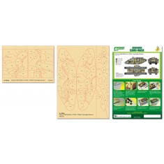 Airbrush Camo-Mask for 1/35 Mk.I Camouflage Scheme 1