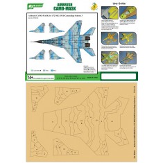 1/72 Mikoyan MiG-29UB Camouflage Scheme Vol.3 Airbrush Paint Masks