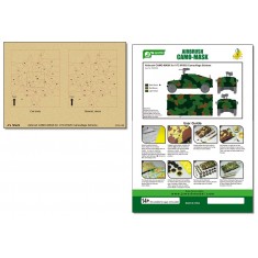 Airbrush Camo-mask for 1/72 M1025 Camouflage Scheme