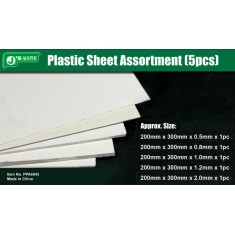 Plastic Sheet Assortment (5pcs)