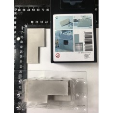 1/45, 1/48, 1/32, 1/35 Concrete Plate w/Steel Mate & Window (9pcs)