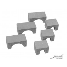 1/120, 1/160 Water Passage Small+Medium, Bricks Grey, 3+3x