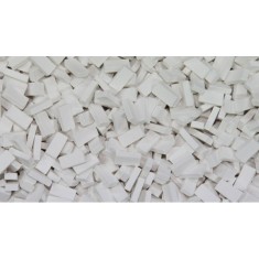 1/35, 1/32 Bricks - White (Material: Ceramic) 1000pcs
