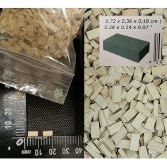 1/35, 1/32 Bricks - Dark Beige (Material: Ceramic) 1000pcs