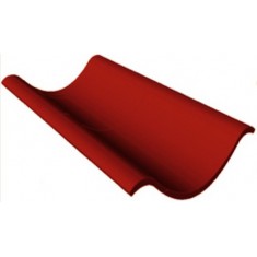 1/35, 1/32 Roof Tiles & Roof Ridges - Brick-Red (Plastic) 560pcs