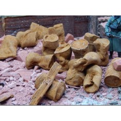 1/35, 1/32 Rusty Old Drums (Ceramic) 10pcs