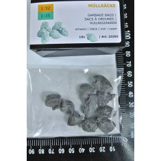 1/32, 1/35 Garbage Bags #Black (10pcs)