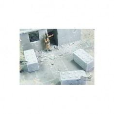 1/35 Checktpoint Barrier, Concrete Roadblock