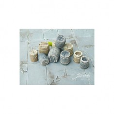 1/32, 1/35 Old Wooden Boxes #Light (5pcs) & #Dark (5pcs)