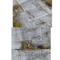 1/32, 1/35 Trapezoidal Concrete Panels (large 12x)