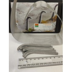 1/35 Safety Fence Concrete Posts (10 piles, 50cm wire mesh)