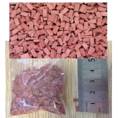 1/48 1/50 Bricks (RF) Dark Brick-Red (1000pcs)