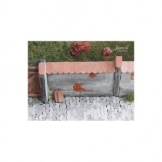 1/45 1/50 Flat Bricks Medium Brick-Red (360pcs)