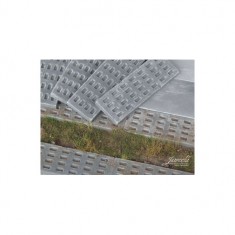 1/45, 1/50 Concrete Roadway Panels (0.40 x 6.80 x 2.20 cm, 20x)