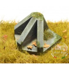 1/35, 1/32 Anti-Tank Obstacle - Barrier "P1" (Material: Ceramic) 9pcs