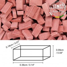 1/72 Bricks - Dark Brick-Red (Material: Ceramic) 2,000pcs