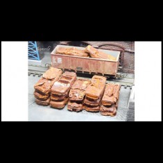 1/87 (HO scale) Scrap Cars (GDR) Rusty (12pcs)