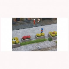 1/87 (HO scale) Plant Box Wood (Small, 10pcs)
