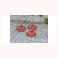 1/87 (HO scale) Tree Ring Bricks (Brick-Red, 5pcs)