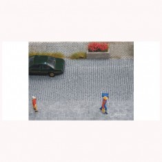 1/87 (HO scale) Walking Plates 40x40 (Dark Grey 870x)