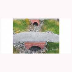 1/87 (HO scale) Water Passage Medium (Bricks Red 3x)