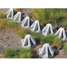 1/87 Concrete At Obstacles Cold War (30pcs)