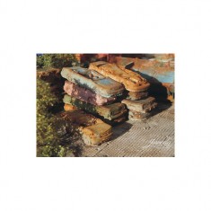 1/87 Scrap Cars Rusty (6pcs)