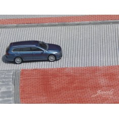 1/87 FLEXYWAY Concrete Paving Stones Car Park Red (1pc)