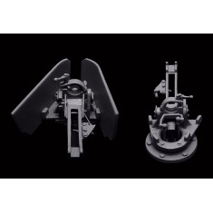 1/35 Remote Control MG Mount (resin, 2 parts & 2 jigs)