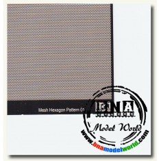 Hexagon Pattern Mesh A 0.43mm x 0.37mm
