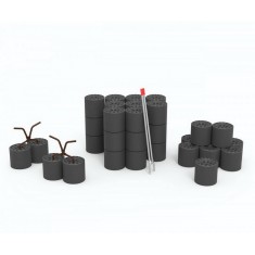1/24 1960-70's Accessory Set F: Korean Coal Briquette