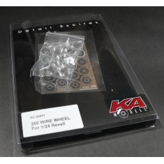 1/24 Ferrari 250 Wire Wheel for Revell (1 etched Fret + 16 Metal Parts)