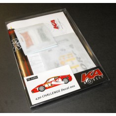 Decals for 1/24 Ferrari F430 Challenge for Fujimi kit -A