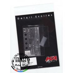 Photo-etched parts for 1/24 Ferrari 458 for Fujimi kit