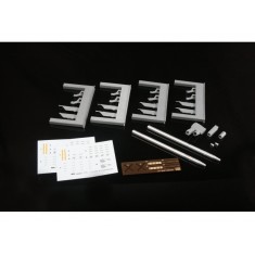 1/32 AIM-9P Sidewinder Super Detail Weapon(x2) set (Resin+PE+Metal parts + Decals)