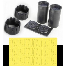 1/48 F-14 A Plus/D GE Exhaust Nozzle & After Burner Set (Opened) for Tamiya/Hasegawa kits