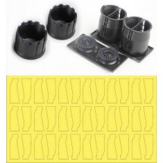 1/48 F-15 K/SG GE Exhaust Nozzle & After Burner Set (Opened) for Revell/Academy/G.W.H kits