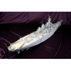 1/200 USS Missouri BB-63 Battleship Value Pack Detail Set w/Wooden Deck for Trumpeter kit