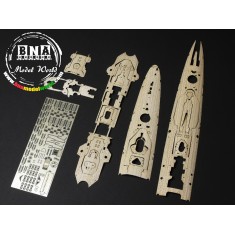 Wooden Deck for 1/350 German Admiral Hipper Heavy Cruiser 1941 for Trumpeter