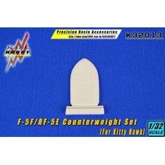 1/32 Northrop F-5F/RF-5E Counterweight Set for Kitty Hawk kits