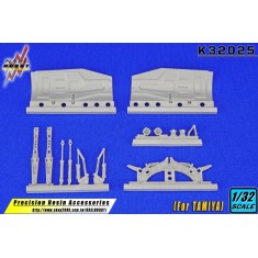 1/32 General Dynamics F-16 Fighting Falcon Light Weight Gear Accessories for Tamiya kits