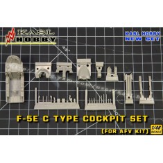 1/48 F-5E Tiger II C Type Cockpit Set Ejection Seat [Improved] for AFV Club