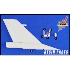 1/48 F-16A/B MLU Vertical Tail Set for Tamiya kits